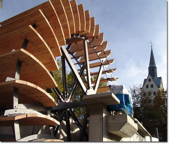 Wasserrad in Geseke